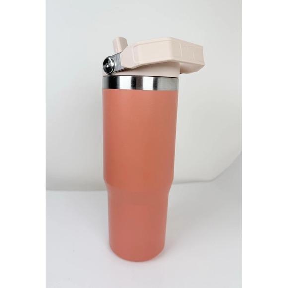 Stanley IceFlow 30oz Flip Straw Tumbler Stainless Steel Polar Peach – Used - Picture 3 of 14